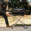 Masterbuilt Portable Charcoal Grill Cart steps to fold/unfold