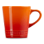 Le Creuset Stoneware V Mug, 180ml - Flame angle