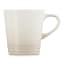 Le Creuset Stoneware V Mug, 180ml - Meringue angle