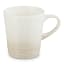 Le Creuset Stoneware V Mug, 180ml - Meringue angle
