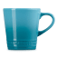 Le Creuset Stoneware V Mug, 180ml - Caribbean angle