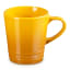 Le Creuset Stoneware V Mug, 180ml - Nectar angle