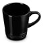 Le Creuset Stoneware V Mug, 180ml - Black Onyx