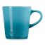 Le Creuset Stoneware V Mug, 100ml - Caribbean angle