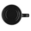 Le Creuset Stoneware V Mug, 100ml - Black Onyx angle