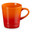 Le Creuset Stoneware V Mug, 100ml - Flame angle
