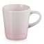 Le Creuset Stoneware V Mug, 100ml - Shell Pink angle