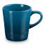 Le Creuset Stoneware V Mug, 100ml - Deep Teal angle