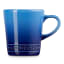 Le Creuset Stoneware V Mug, 100ml - Azure Blue angle