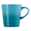 Le Creuset Stoneware V Mug, 330ml - Caribbean angle