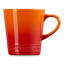 Le Creuset Stoneware V Mug, 330ml - Flame angle