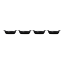Le Creuset Gourmet Matte Black Collection Cast Iron Mini Braisers, Set of 4 angle