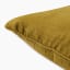 Thread Office Sulphur Moldova Scatter Cushion with Feather Blend Inner, 60cm x 60cm