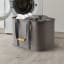 Joseph Joseph Hold-All Max Grey Collapsible Laundry Basket, 55L with laundry 