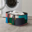 Joseph Joseph Hold-All Jonathan Lawes Collapsible Laundry Basket, 35L with laundry
