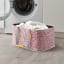 Joseph Joseph Hold-All Peach Collapsible Laundry Basket, 35L with laundry