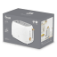 Swan Fjord Electronic 2-Slice Toaster, 800W - White packaging
