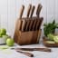 Wolstead Estate Knife Block Set, 13-Piece on the kitchen counter