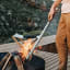 Donkey Long Tong Stainless Steel Braai Fire Tongs, 80cm by the fire