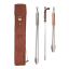 Donkey Long Tong Jack Sack Leather Carry Bag Braai Set
