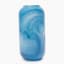 Thread Office Blue Swirl Glass Vase