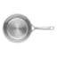 Le Creuset 3 Ply Stainless Steel Uncoated Frying Pan, 20cm angle