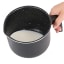 Creative Cooking Stainless Steel Saucepan & Milk Boiler, 1.4L with milk