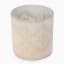 Thread Office Frosted Almond Distressed Glass Wreath Candle Holder