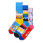 Happy Socks The Beatles Gift Set, Pack of 3