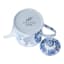 Jenna Clifford Peacock Saphire Garden Teapot, 1L angle