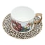 Jenna Clifford Wild Bloom Cup & Saucers, Set of 4 angle