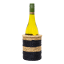 Gone Rural Black Eclipse Bottle Holder, 12cm detail with a bottle