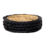 Gone Rural Trim Coasters, Set of 4 - Smoke & Black angle