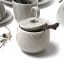 JAN Ashes & Olive Sugar Pot, 300ml - Ash grey