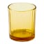 Olivia Princess Lead-Free Crystal Tumblers, Set of 4 - Amber angle