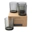 Olivia Princess Lead-Free Crystal Tumblers, Set of 4 - Grey packaging