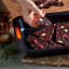 Le Creuset Non-Stick Mini Bakeware Set, 4-Piece with chocolate