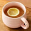 Jamie Oliver Big Love Stoneware Cosy Cuppa Mug, 375ml - Pink with lemon water