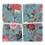 India Ink Jade Garden of Eden Kantha Stitched Throw - Double