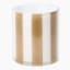 Thread Office Burnt Orange Stripe Tealight Candle Holder