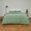 Thread Office Green Chunky Waffle Duvet Cover Set - King