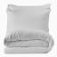Thread Office White Chunky Waffle Duvet Cover Set - Queen