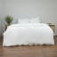 Thread Office White Chunky Waffle Duvet Cover Set - King