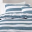 Linen House Denim Sydney Duvet Cover Set - Double detail on the bed