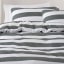 Linen House Carbon Sydney Duvet Cover Set - Double detail on the bed