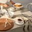 Maxwell & Williams Diamonds Stainless Steel Cutlery Set, 42-Piece on the table