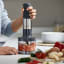Kenwood Triblade XL Hand Blender With Whisk Masher & Chopper, HBM60.307GY chopping onions