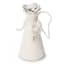 Andrea's Topiaries Angels Coir, 18cm - White side view