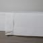Thread Office 400 Thread Count White Percale Weave Flat Sheet - Double/Queen