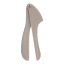 Fusion Twist Garlic Press - Grey angle
